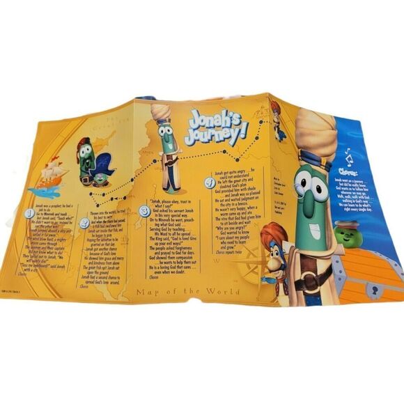 Jonah A Veggietales Movie Very Veggie Family Adventure VHS All Work No Play - Picture 6 of 6